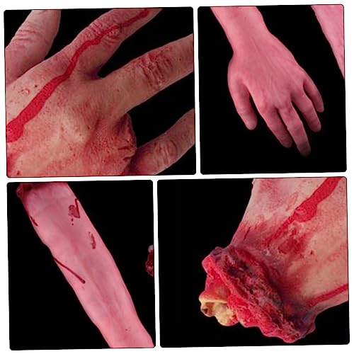 BESTonZON 2 Stück Halloween Abgetrennte Hand Gefälscht Gruseliges Halloween-animatronik Halloween -Dekorationen Halloween-hände Und Füße Streich Horror-Halloween-organe Party BESTonZON 2 Stück Halloween Abgetrennte Hand Gefälscht Gruseliges Halloween-animatronik Halloween -Dekorationen Halloween-hände Und Füße Streich Horror-Halloween-organe Party von BESTonZON