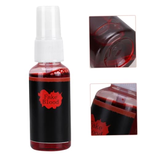 BESTonZON 2 Stück Halloween-Blut-Accessoires Sprühen Halloween- Künstliches Blut Vampir Blut Halloween- Halloweenkostüm Zombie Gel Kunstblut-Requisite Halloween-Requisiten von BESTonZON