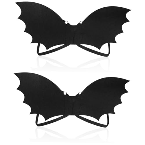 BESTonZON 2 Stück Halloween Fledermausflügel aus Weichem Eva Leichtes Bat Wing Kostüm Zubehör für Party Cosplay Verkleidung Tier und Mottopartys Einfache Handhabung Unisex BESTonZON 2 Stück Halloween Fledermausflügel aus Weichem Eva Leichtes Bat Wing Kostüm Zubehör für Party Cosplay Verkleidung Tier und Mottopartys Einfache Handhabung Unisex von BESTonZON