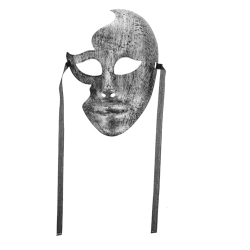 BESTonZON 2 Stück Halloween Halbe Gesichtsmaske aus Kunststoff Kreative Party Maske für Kostüme und Dekoration für Cosplay und Halloween Feiern BESTonZON 2 Stück Halloween Halbe Gesichtsmaske aus Kunststoff Kreative Party Maske für Kostüme und Dekoration für Cosplay und Halloween Feiern von BESTonZON