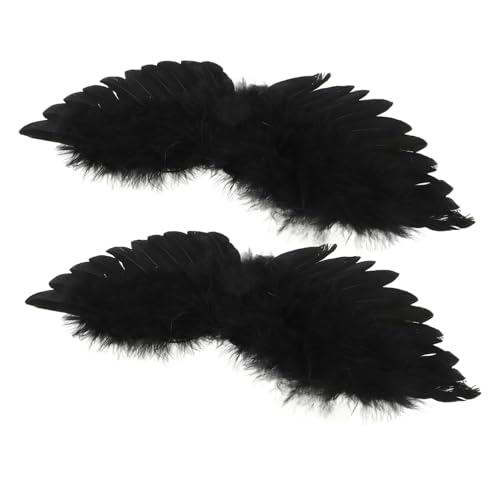 BESTonZON 2 Stück Halloween Teufelsflügel für Puppen Simulierte Federn DIY Requisiten für Kostüme und Dekoration Charmante Puppenaccessoires BESTonZON 2 Stück Halloween Teufelsflügel für Puppen Simulierte Federn DIY Requisiten für Kostüme und Dekoration Charmante Puppenaccessoires von BESTonZON