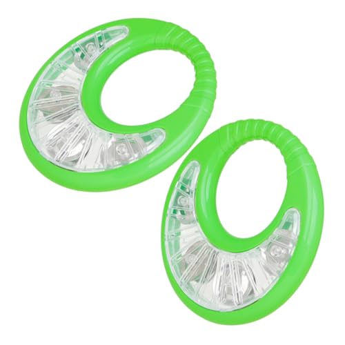 BESTonZON 2 Stück Handheld Tambourine Abs Musikspielzeug für Leichtes Percussion Instrument Robuster Fördert Rhythmusgefühl und Motorische Fähigkeiten für Junge Mädchen und Musikunterricht BESTonZON 2 Stück Handheld Tambourine Abs Musikspielzeug für Leichtes Percussion Instrument Robuster Fördert Rhythmusgefühl und Motorische Fähigkeiten für Junge Mädchen und Musikunterricht von BESTonZON