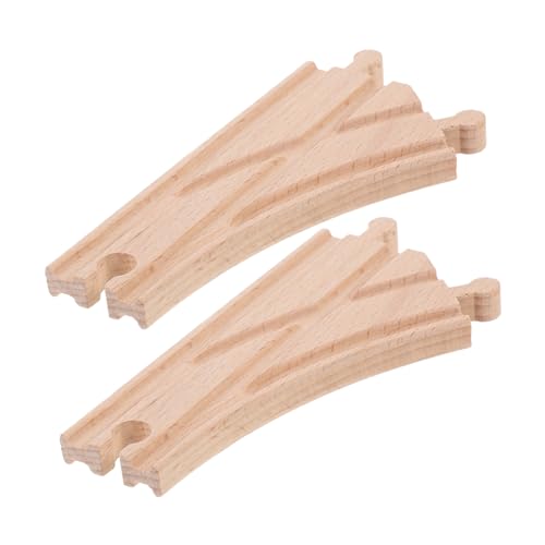 BESTonZON 2 Stück Hölzerne Zugspurzubehör Zug Zubehör Bildungsspielzeug Ausbau Der Bahngleise Zubehör Für Den Zugtisch Gleiszubehör Eisenbahnschienenläufer Zugdracks Holz Khaki BESTonZON 2 Stück Hölzerne Zugspurzubehör Zug Zubehör Bildungsspielzeug Ausbau Der Bahngleise Zubehör Für Den Zugtisch Gleiszubehör Eisenbahnschienenläufer Zugdracks Holz Khaki von BESTonZON