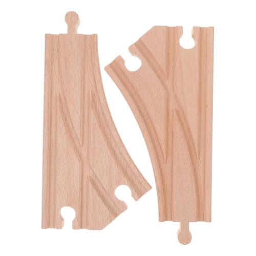 BESTonZON 2 Stück Holz Zugschienenzubehör Holzeisenbahn Zubehör Mehrwege Eisenbahnschienen Zugschienenverbinder Modellbahn Zubehör Eisenbahnschienenläufer Zugschienen Khaki BESTonZON 2 Stück Holz Zugschienenzubehör Holzeisenbahn Zubehör Mehrwege Eisenbahnschienen Zugschienenverbinder Modellbahn Zubehör Eisenbahnschienenläufer Zugschienen Khaki von BESTonZON
