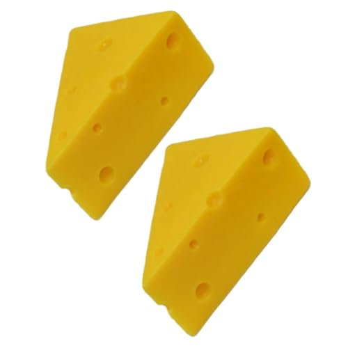 BESTonZON 2 Stück Käsemodell lebensechter Käse Käsedekorationen Simulation von Käseornamenten Kunstkäse gefälscht Falsches Käse künstlicher Käse Simulationskäse Käse-Modell Harz Gelb BESTonZON 2 Stück Käsemodell lebensechter Käse Käsedekorationen Simulation von Käseornamenten Kunstkäse gefälscht Falsches Käse künstlicher Käse Simulationskäse Käse-Modell Harz Gelb von BESTonZON