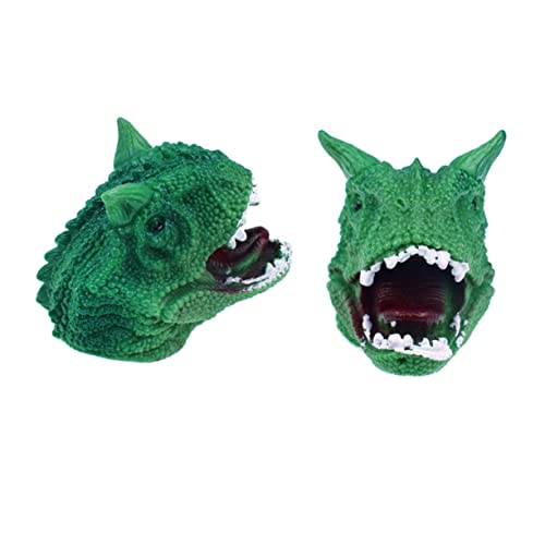 BESTonZON 2 Stück König Marionetten interaktives Interactive Toys Kreatives zabawki stymulujące rozwój fingerpuppen-Set Puppen Lernspielzeug Marionetten Green von BESTonZON