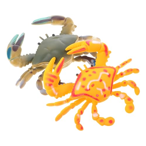 BESTonZON 2 Stück Imitation Krabbenornament Krabbenförmiges Modell Tiermodell Meerestiermodell Kinderlernspielzeug Krabbenmodell Kinderspielzeug Meerestierornament Krabbenspielzeug BESTonZON 2 Stück Imitation Krabbenornament Krabbenförmiges Modell Tiermodell Meerestiermodell Kinderlernspielzeug Krabbenmodell Kinderspielzeug Meerestierornament Krabbenspielzeug von BESTonZON