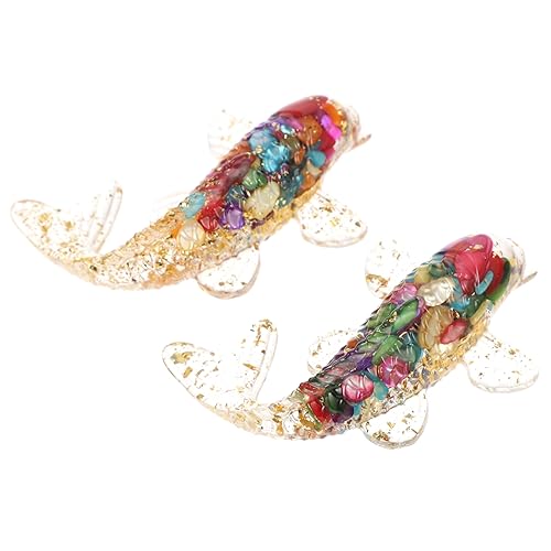 BESTonZON 2 Stück Kristall-Koi-Fisch-Ornamente Netz Fisch Figur Gänseblümchen für den einzug Animal Figures Kristalldekoration Kristallfigur Dekoration Harz-Leim Colorful BESTonZON 2 Stück Kristall-Koi-Fisch-Ornamente Netz Fisch Figur Gänseblümchen für den einzug Animal Figures Kristalldekoration Kristallfigur Dekoration Harz-Leim Colorful von BESTonZON