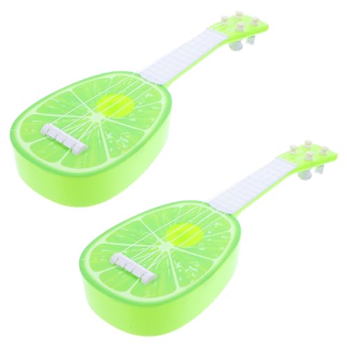 BESTonZON 2 Stück Mini Gitarren Teilig Bunte Kunststoff Früchte Gitarren Pädagogische Musikinstrumente für Anfänger Lernspielzeug für Ab Jahren BESTonZON 2 Stück Mini Gitarren Teilig Bunte Kunststoff Früchte Gitarren Pädagogische Musikinstrumente für Anfänger Lernspielzeug für Ab Jahren von BESTonZON