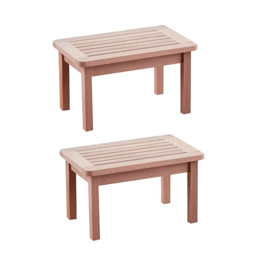 BESTonZON 2 Stück Mini Tischdekorationen Aus Holz Ornament Puppenhausmöbel Puppenhausmöbel Schreibtisch Tisch Mini Schreibtisch Kleiner Schreibtisch Möbel Miniatur BESTonZON 2 Stück Mini Tischdekorationen Aus Holz Ornament Puppenhausmöbel Puppenhausmöbel Schreibtisch Tisch Mini Schreibtisch Kleiner Schreibtisch Möbel Miniatur von BESTonZON