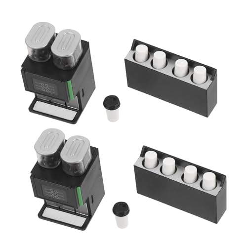 BESTonZON 2 Stück Miniatur Kaffeemaschinen Puppenhaus Zubehör Spielhaus Mini Puppenhaus Kaffeemaschinen Miniatur Dekoration Mini Espressomaschine Kaffeemaschine Kunststoff BESTonZON 2 Stück Miniatur Kaffeemaschinen Puppenhaus Zubehör Spielhaus Mini Puppenhaus Kaffeemaschinen Miniatur Dekoration Mini Espressomaschine Kaffeemaschine Kunststoff von BESTonZON