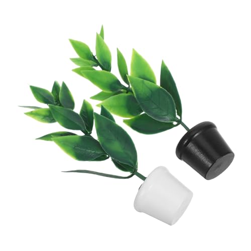 BESTonZON 2 Stück Miniatur Miniatur Pflanzenvase Für Puppenhaus Mini Haus Dekor Puppenhaus Szenenmodell Gartenset Topfpflanzen Dekor Pflanze BESTonZON 2 Stück Miniatur Miniatur Pflanzenvase Für Puppenhaus Mini Haus Dekor Puppenhaus Szenenmodell Gartenset Topfpflanzen Dekor Pflanze von BESTonZON