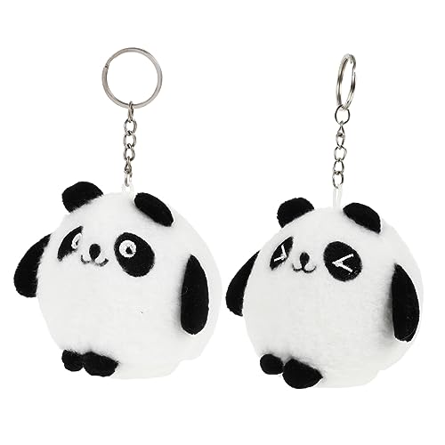 BESTonZON 2 Stück Panda Schlüsselanhänger Schlüsselanhänger Badespielzeug Aufbewahrung Hotel Schlüsselringe Süße Panda Ornamente Süße Plüsch Schlüsselringe Schlüsselanhänger Panda BESTonZON 2 Stück Panda Schlüsselanhänger Schlüsselanhänger Badespielzeug Aufbewahrung Hotel Schlüsselringe Süße Panda Ornamente Süße Plüsch Schlüsselringe Schlüsselanhänger Panda von BESTonZON