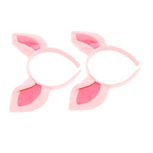 BESTonZON 2 Stück Plüsch Tierohren Kostüm Zubehör für Halloween Karneval Party Kopfschmuck Süßes Rosa Design Bequem und Leicht zu Tragen BESTonZON 2 Stück Plüsch Tierohren Kostüm Zubehör für Halloween Karneval Party Kopfschmuck Süßes Rosa Design Bequem und Leicht zu Tragen von BESTonZON
