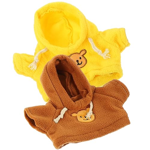 BESTonZON 2 Stück Plüschpuppenkleidung Puppenzubehör Puppenbett Niedliche Plüschpuppe Mit Kleidung Kapuzenpullover Kleidung Babypuppen Bärenkleidung Bären Kinderplatz Mädchenkleidung BESTonZON 2 Stück Plüschpuppenkleidung Puppenzubehör Puppenbett Niedliche Plüschpuppe Mit Kleidung Kapuzenpullover Kleidung Babypuppen Bärenkleidung Bären Kinderplatz Mädchenkleidung von BESTonZON