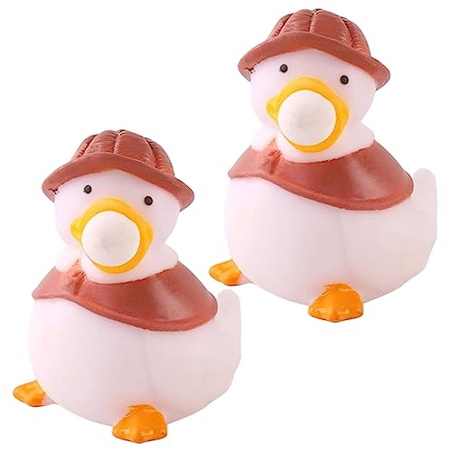 BESTonZON 2 Stück Prise Musik Zum Stressabbau Für Druckspielzeug Für Neuheit Dehnbares Party-Squeeze- Office Kinderspielzeug Brown von BESTonZON