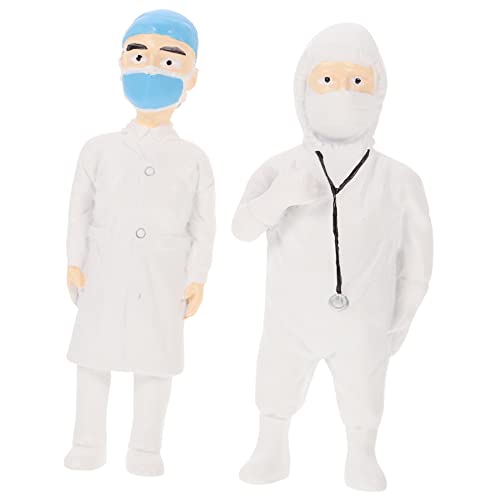 BESTonZON 2 Stück Professionelle Puppenornamente Winzige Menschen Figur Modellfiguren Menschlicher Körper Modell Sandtisch Menschenmodelle Mini Menschliche Modelle Hauszubehör 1 50 Maßstab von BESTonZON