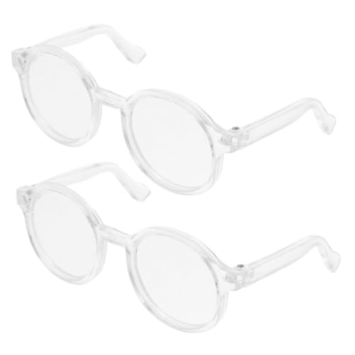 BESTonZON 2 Stück Puppenbrillen Zubehör Miniaturbrillen Requisiten Kleine Brillen Miniatur Sonnenbrillen Puppenkostüm Zubehör Stoffpuppen Anziehbrillen Haustierbrillen Transparenter BESTonZON 2 Stück Puppenbrillen Zubehör Miniaturbrillen Requisiten Kleine Brillen Miniatur Sonnenbrillen Puppenkostüm Zubehör Stoffpuppen Anziehbrillen Haustierbrillen Transparenter von BESTonZON