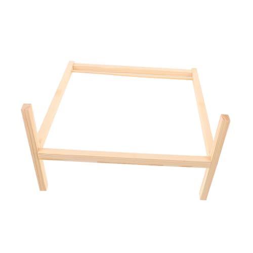 BESTonZON 2 Stück Puppenkleiderständer aus Holz Miniatur Kleiderbügel für Puppen und Plüschtiere zur Eleganten Präsentation und Organisation von Outfits von BESTonZON