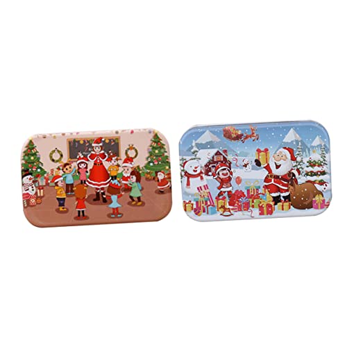 BESTonZON 2 Stück Puzzle laubsägen für rätsel für weihnachtspuzzel weihnachstsgeschenk Weihnachts weihnachtspresent Weihnachtsspielzeug Holz BESTonZON 2 Stück Puzzle laubsägen für rätsel für weihnachtspuzzel weihnachstsgeschenk Weihnachts weihnachtspresent Weihnachtsspielzeug Holz von BESTonZON