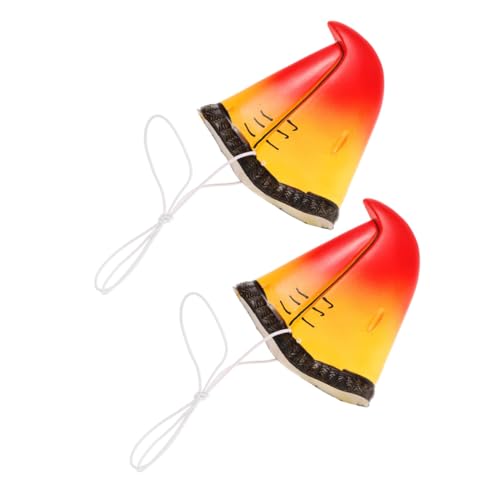 BESTonZON 2 Stück Realistisches Papagei Schnabel Kostümzubehör Leichte Tier Nase Requisiten für Cosplay Party und Bühnenauftritte Einzigartiges Design für Halloween und Fotoaufnahmen von BESTonZON