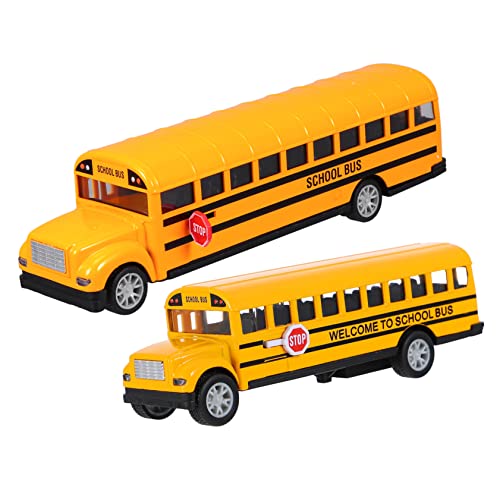 BESTonZON 2 Stück Schulbus Modell Ferngesteuerter Schulbus Schulbus Boxen Lustige Spielzeuge Autotransporter Mini Spielzeugbus Elektrische Spielzeugautos Kleinkinder Lernbus BESTonZON 2 Stück Schulbus Modell Ferngesteuerter Schulbus Schulbus Boxen Lustige Spielzeuge Autotransporter Mini Spielzeugbus Elektrische Spielzeugautos Kleinkinder Lernbus von BESTonZON