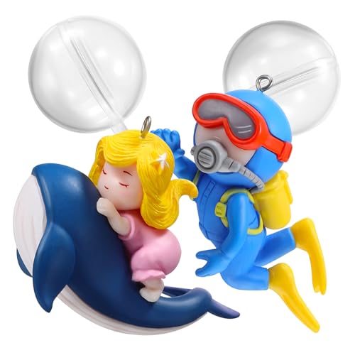 BESTonZON 2 Stück Schwimmende Aquarium Deko Teiliges Bunte Taucher und Walreiter Figuren Wasseroberflächen Dekoration für Fischbecken Aquarium Zubehör für Teich und Schreibtisch BESTonZON 2 Stück Schwimmende Aquarium Deko Teiliges Bunte Taucher und Walreiter Figuren Wasseroberflächen Dekoration für Fischbecken Aquarium Zubehör für Teich und Schreibtisch von BESTonZON