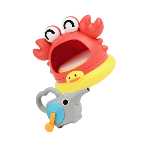 BESTonZON 2 Stück Seifenblasenmaschine Badewannenspielzeug Für Sensorisches Wasserspielzeug Seifenblasenmacher Sicheres Badespielzeug Für Babys Für Kleinkinder Für Babys Krabben BESTonZON 2 Stück Seifenblasenmaschine Badewannenspielzeug Für Sensorisches Wasserspielzeug Seifenblasenmacher Sicheres Badespielzeug Für Babys Für Kleinkinder Für Babys Krabben von BESTonZON