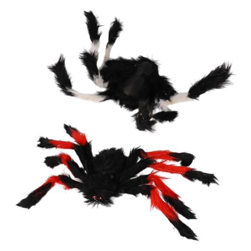 BESTonZON 2stücke Realistische Plüschspinnen Lifelike Haarige Spinnen Für Halloween-deko Und Kindergeburtstag Farbige Stofftiere Für Gruselige BESTonZON 2stücke Realistische Plüschspinnen Lifelike Haarige Spinnen Für Halloween-deko Und Kindergeburtstag Farbige Stofftiere Für Gruselige von BESTonZON
