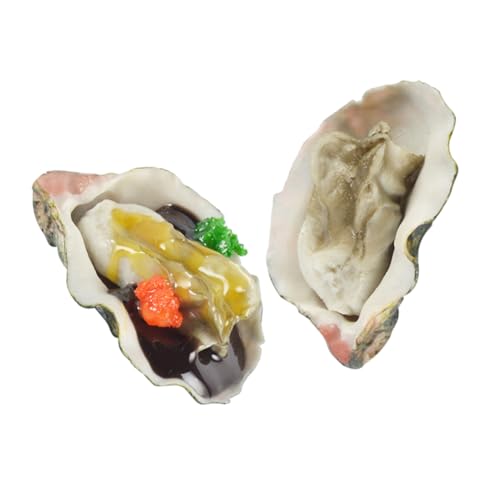 BESTonZON 2 Stück Simulierte Austern Zubehör Anzeige Aquarium Krabbe küchendekoration Kitchen Decoration Easy putz Toy spielwaren Simulationsausternmodell realistisches Essen PVC BESTonZON 2 Stück Simulierte Austern Zubehör Anzeige Aquarium Krabbe küchendekoration Kitchen Decoration Easy putz Toy spielwaren Simulationsausternmodell realistisches Essen PVC von BESTonZON