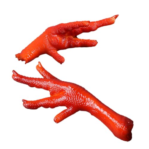 BESTonZON 2 Stück Simulierte Hühnerfüße Modell Simulation Gekochte Hühnerfüße Hühnchen Gefälschtes Butterhuhn Künstliche Eier Hühnerbeinsocken Hühnerfutterspender Spielzeugmodelle BESTonZON 2 Stück Simulierte Hühnerfüße Modell Simulation Gekochte Hühnerfüße Hühnchen Gefälschtes Butterhuhn Künstliche Eier Hühnerbeinsocken Hühnerfutterspender Spielzeugmodelle von BESTonZON
