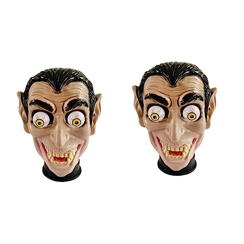 BESTonZON 2 Stück Spring Augapfelmaske Kostümparty Requisite Frühlings-Augenmaske großes Ohr große Ohrmasken Cosplay-Maske Halloween-Maske von BESTonZON