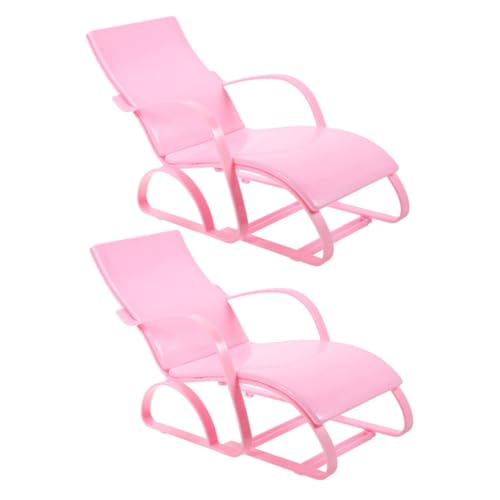 BESTonZON 2 Stück Strandstuhlspielzeug für Puppe Miniatur Strand Mini - Mini-Strandkorb Dollhouse Chair Mini-Strandkörbe Mikrolandschafts-Strandkorbmodell Strandkorb-Modell Plastik Rosa BESTonZON 2 Stück Strandstuhlspielzeug für Puppe Miniatur Strand Mini - Mini-Strandkorb Dollhouse Chair Mini-Strandkörbe Mikrolandschafts-Strandkorbmodell Strandkorb-Modell Plastik Rosa von BESTonZON