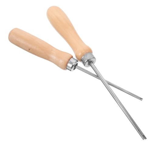 BESTonZON 2 Stück Tamponwerkzeuge DIY-Werkzeuge Aus Ausgestopfter Baumwolle Baumwollpuppen-bastelwerkzeug Werkzeug Zum Füllen Von Stoffpuppen Entwurzelungswerkzeug Für Puppen Metall von BESTonZON