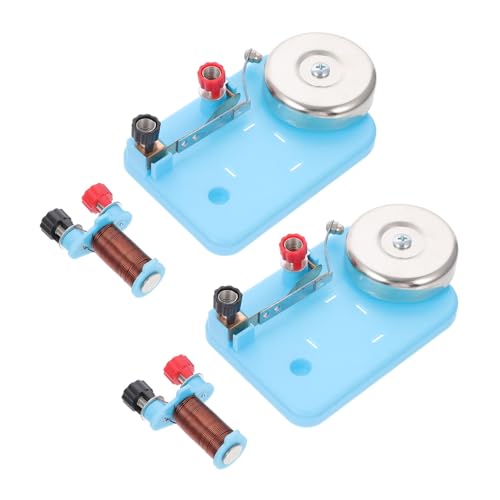 BESTonZON 2 Stück Teiliges Elektromagnetisches Glocken Experiment Physik Labor Zubehör Kompakt und Tragbar für Elektrizitäts und Stromkreislaufunterricht Geeignet für Schüler und Anfänger BESTonZON 2 Stück Teiliges Elektromagnetisches Glocken Experiment Physik Labor Zubehör Kompakt und Tragbar für Elektrizitäts und Stromkreislaufunterricht Geeignet für Schüler und Anfänger von BESTonZON