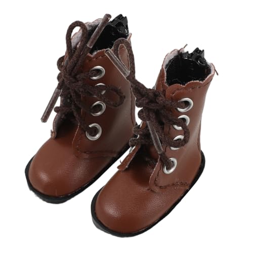 BESTonZON 2 Stück Teiliges Geschnittene Plüschschuhe Bjd Puppenkleidung Zubehör Braun Niedlich für Puppenhaus und Kinderspiel BESTonZON 2 Stück Teiliges Geschnittene Plüschschuhe Bjd Puppenkleidung Zubehör Braun Niedlich für Puppenhaus und Kinderspiel von BESTonZON
