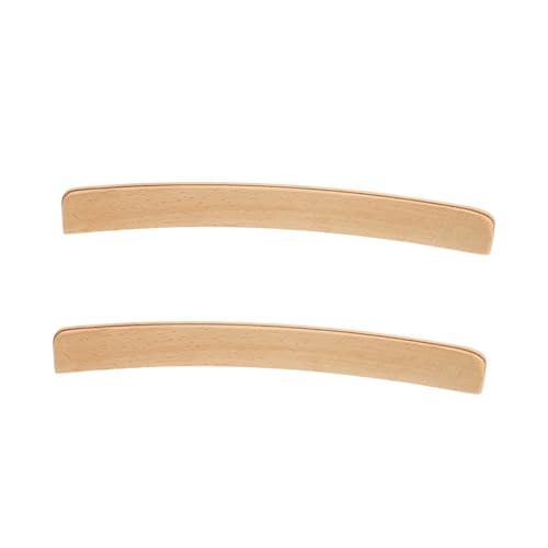 BESTonZON 2 Stück Teiliges Holz Kartenhalter für Erwachsene Ergonomischer Gebogener Kartenständer zur Sicheren Aufbewahrung von Spielkarten für Gesellschaftsspiele und von BESTonZON