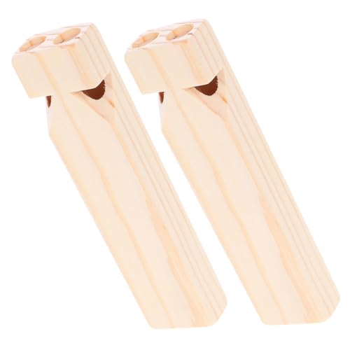 BESTonZON 2 Stück Teiliges Holzpfeifen Holzpfeife Unbemalt Zugpfeife Musikspielzeug für Frühe Musikalische und Hörentwicklung Leicht Tragbar Glatte Verarbeitung BESTonZON 2 Stück Teiliges Holzpfeifen Holzpfeife Unbemalt Zugpfeife Musikspielzeug für Frühe Musikalische und Hörentwicklung Leicht Tragbar Glatte Verarbeitung von BESTonZON