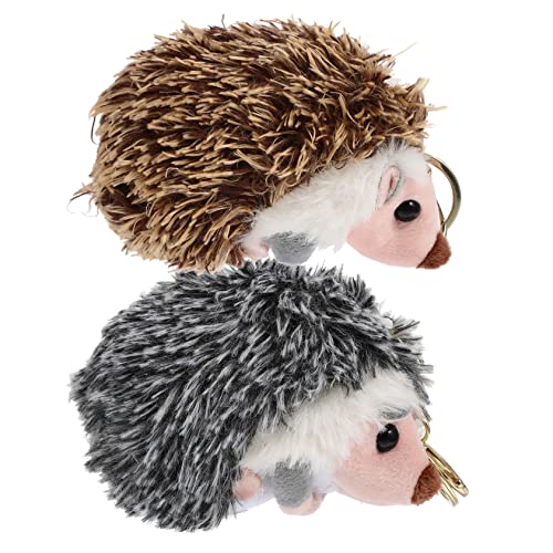 BESTonZON 2 Stück Teiliges Plüsch Igel Schlüsselanhänger Niedliches Kuscheltier Anhänger und Dunkelbraun Weicher Taschen und Schlüssel Schmuck als für Schultüte BESTonZON 2 Stück Teiliges Plüsch Igel Schlüsselanhänger Niedliches Kuscheltier Anhänger und Dunkelbraun Weicher Taschen und Schlüssel Schmuck als für Schultüte von BESTonZON