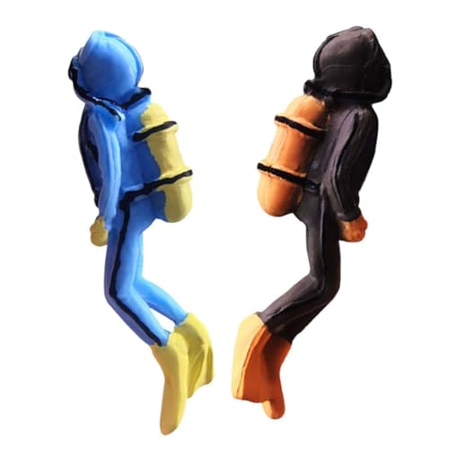 BESTonZON 2 Stück Teiliges Taucher Figuren Miniatur Taucher Modell Aquarium Dekoration Sandtisch Deko Lebensecht Fischbecken Ornament BESTonZON 2 Stück Teiliges Taucher Figuren Miniatur Taucher Modell Aquarium Dekoration Sandtisch Deko Lebensecht Fischbecken Ornament von BESTonZON