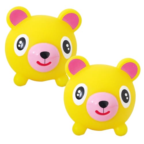 BESTonZON 2 Stück Teiliges Tier quetschspielzeug mit Zunge zum Herausstrecken Süßes Decompressionsspielzeug für Tragbar Stressabbauend Geschenk für Party und Alltag von BESTonZON
