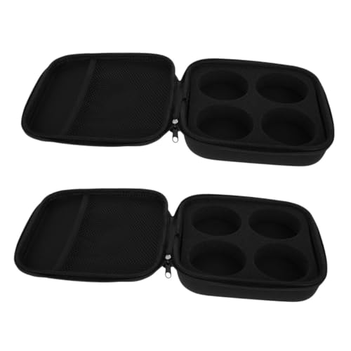 BESTonZON 2 Stück Teiliges Yoyo Ball Aufbewahrungsset mit Stoßdämpfender Polsterung Leichter Tragbarer Yoyo Organizer Beutel mit Reißverschluss für Sicheren Schutz und Einfachen Transport von BESTonZON