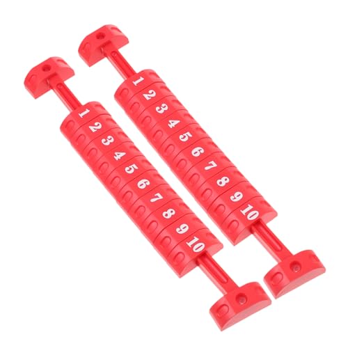 BESTonZON 2 Stück Tischfußball Punktezähler Robuste Scoring Marker für Tischfußball Leicht Installierbar Leuchtende Farben Langlebig und Praktisch für Spiel BESTonZON 2 Stück Tischfußball Punktezähler Robuste Scoring Marker für Tischfußball Leicht Installierbar Leuchtende Farben Langlebig und Praktisch für Spiel von BESTonZON