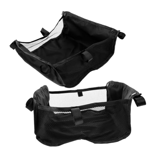 BESTonZON 2 Stück Trolley-Aufbewahrungstasche Kinderbeutel Kinderwagen-Organizer-Korb Tasche Kinderwagen Bodentasche Kinderwagenzubehör Kinderwagenspeicherbehälter Oxford-Stoff Black BESTonZON 2 Stück Trolley-Aufbewahrungstasche Kinderbeutel Kinderwagen-Organizer-Korb Tasche Kinderwagen Bodentasche Kinderwagenzubehör Kinderwagenspeicherbehälter Oxford-Stoff Black von BESTonZON