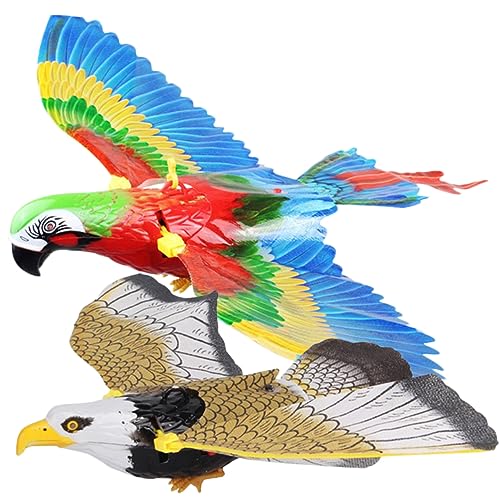 BESTonZON 2 Stück Vogel kinderspielzeug für kindersachen Kinderzimmer Dekoration zappelnde Kleinkinder liefert tragbares Adlerspielzeug Plastik BESTonZON 2 Stück Vogel kinderspielzeug für kindersachen Kinderzimmer Dekoration zappelnde Kleinkinder liefert tragbares Adlerspielzeug Plastik von BESTonZON