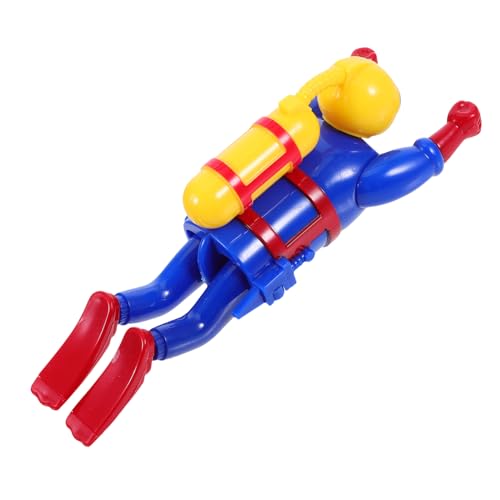 BESTonZON 2 Stück Wind Up Schwimmspielzeug für Lustiger Taucher für Badewanne und Sicher für Junge Mädchen und Kleinkinder Fördert die Fantasie und Wahrnehmung Perfektes für Geburtstage von BESTonZON