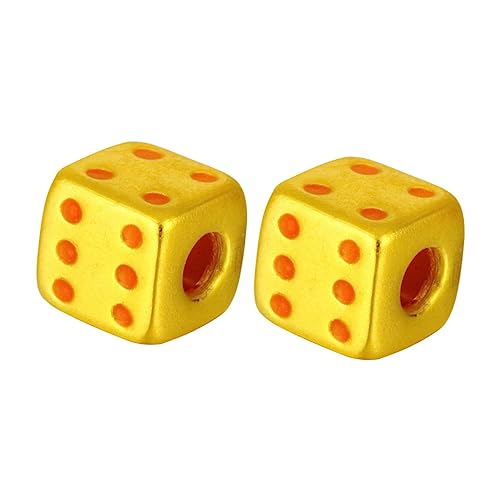BESTonZON 2stücke Imitation Gold Dice Spielzeug Für Und Spiele Kreative Würfel Dekoration Für Familie Und Bastelprojekte BESTonZON 2stücke Imitation Gold Dice Spielzeug Für Und Spiele Kreative Würfel Dekoration Für Familie Und Bastelprojekte von BESTonZON