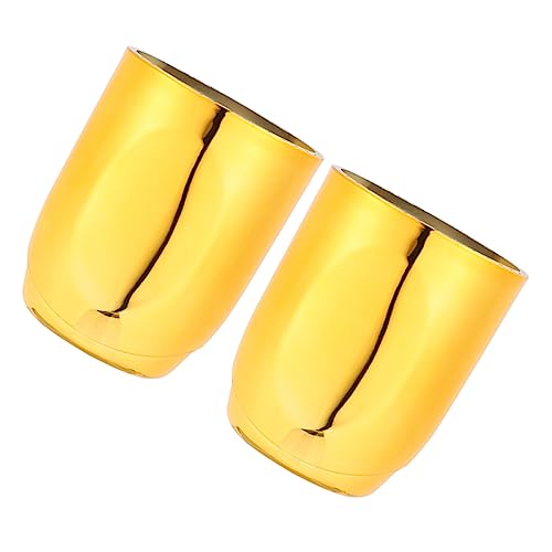 BESTonZON 2 Stück Würfelbecher Partyspielzubehör plastikgläser plastikbecher Spielutensilien Virtu brettspiel Aufbewahrungsbehälter für Würfel Requisiten für Party-Tischspiele Golden BESTonZON 2 Stück Würfelbecher Partyspielzubehör plastikgläser plastikbecher Spielutensilien Virtu brettspiel Aufbewahrungsbehälter für Würfel Requisiten für Party-Tischspiele Golden von BESTonZON