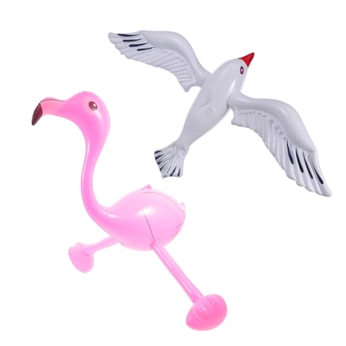 BESTonZON 2 Stücke Ballon Schwimmbad Eiskübel Aufblasbare Spielzeuge Pool Party Dekorationen Wasser Outdoor Spiel Großes Aufblasbares Flamingo Aufblasbarer Vogel Schwimmende Pool Spielzeuge BESTonZON 2 Stücke Ballon Schwimmbad Eiskübel Aufblasbare Spielzeuge Pool Party Dekorationen Wasser Outdoor Spiel Großes Aufblasbares Flamingo Aufblasbarer Vogel Schwimmende Pool Spielzeuge von BESTonZON