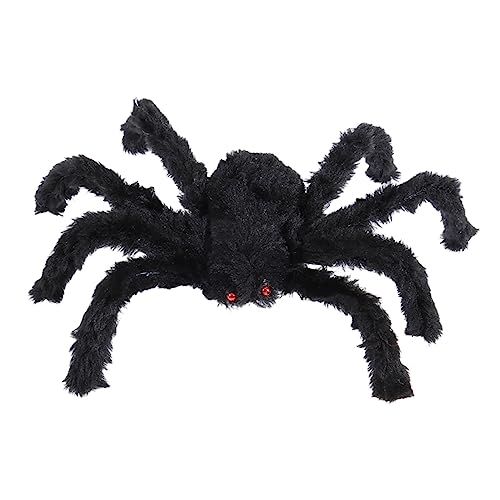 BESTonZON 2 Stücke Plüschtier Spinne Halloween Halloween Toys streudekor Halloween Schwarze Spinnenrequisiten Halloween -Dekorationen Halloween-Dekorationen künstliche Spinne Black von BESTonZON